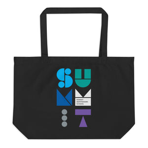 Stacked Shapes Large Organic Tote